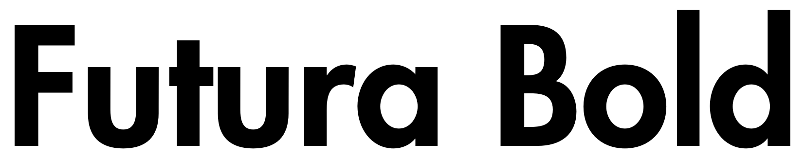 Futura Bold Font