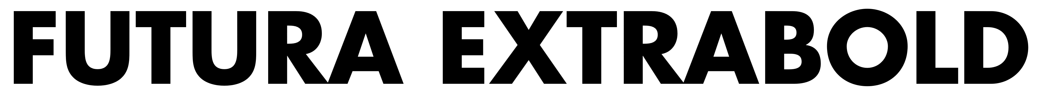 Futura Extrabold Font