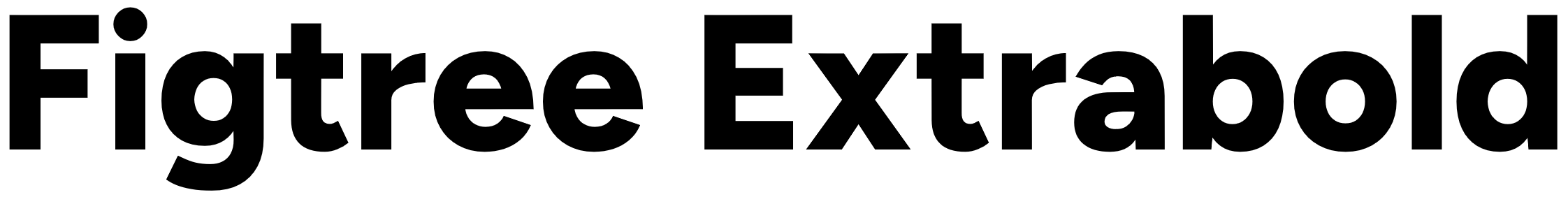 Figtree Extrabold Font