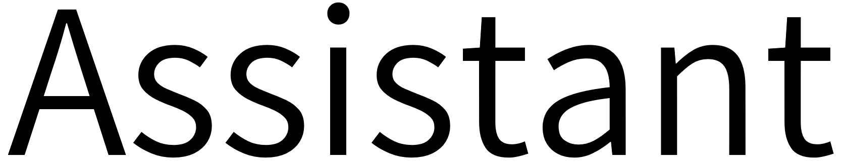 Assistant Font